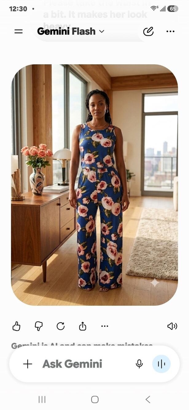 Iman Global Chic 2 piece Pantsuit set. Size Large Top./ Pants Large Long